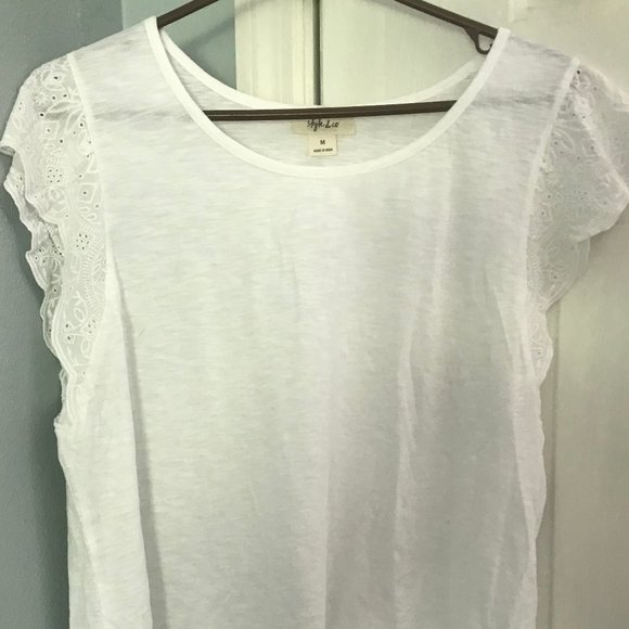 | Style and Co | White Top | OBO - Picture 3 of 6